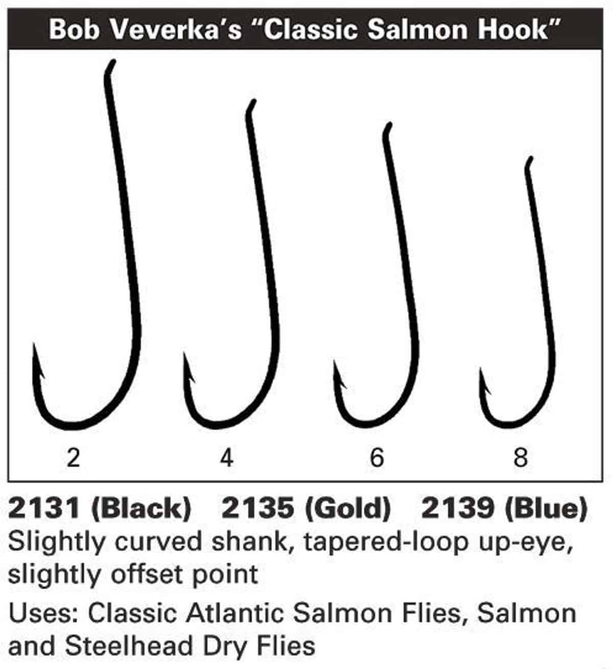 Daiichi 2131 Bob Veverka Classic Salmon Hook