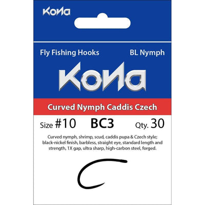 Kona Curved Nymph Caddis Czech BC3 Hook – Chinook Wind Outfitters